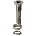 C.E. Smith 80 Series Screwless Flush Mount Rod Holder - 0 Degree - Stainless Steel - Cast Bottom - Black Liner [53686C]