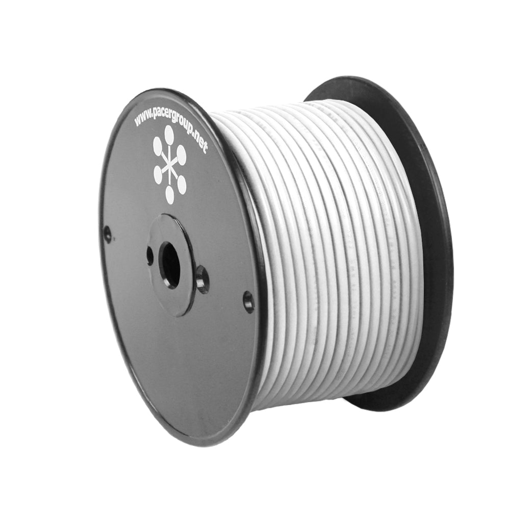 Pacer White 10 AWG Primary Wire - 20' [WUL10WH-20]