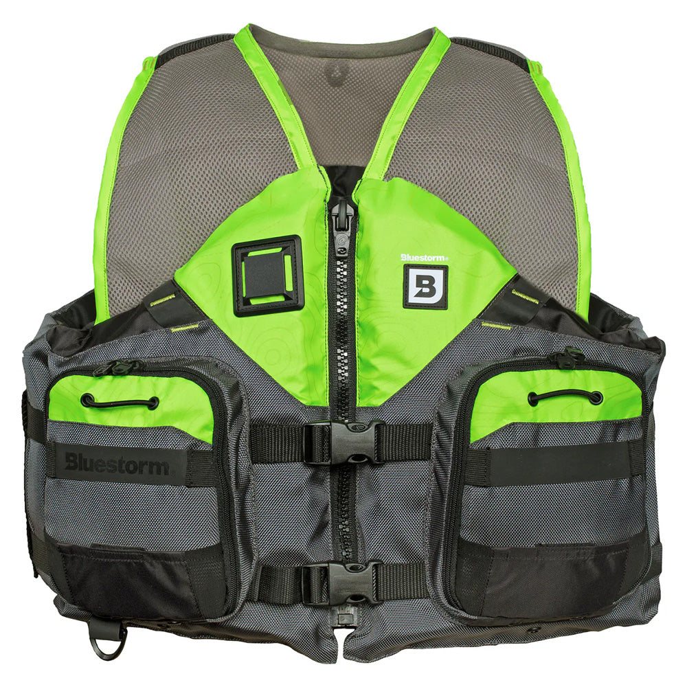 Bluestorm Sportsman Adult Mesh Fishing Life Jacket - Hi-Vis - 2XL/3XL [BS-105-HVS-2/3X]