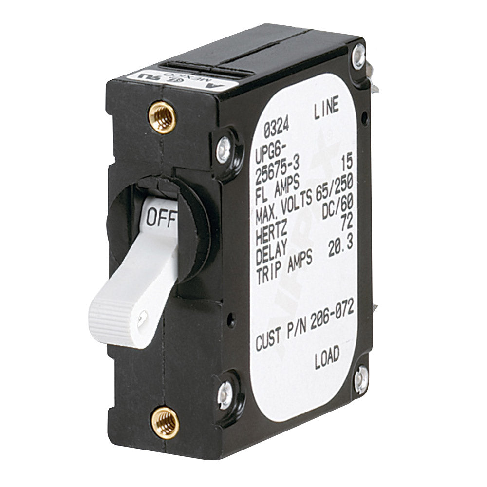 Paneltronics 'A' Frame Magnetic Circuit Breaker - 10 Amps - Single Pole [206-071S]