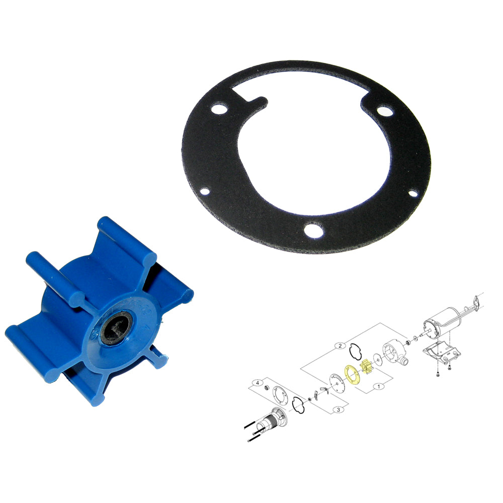 Shurflo by Pentair Macerator Impeller Kit f/3200 Series - Includes Gasket [94-571-00]