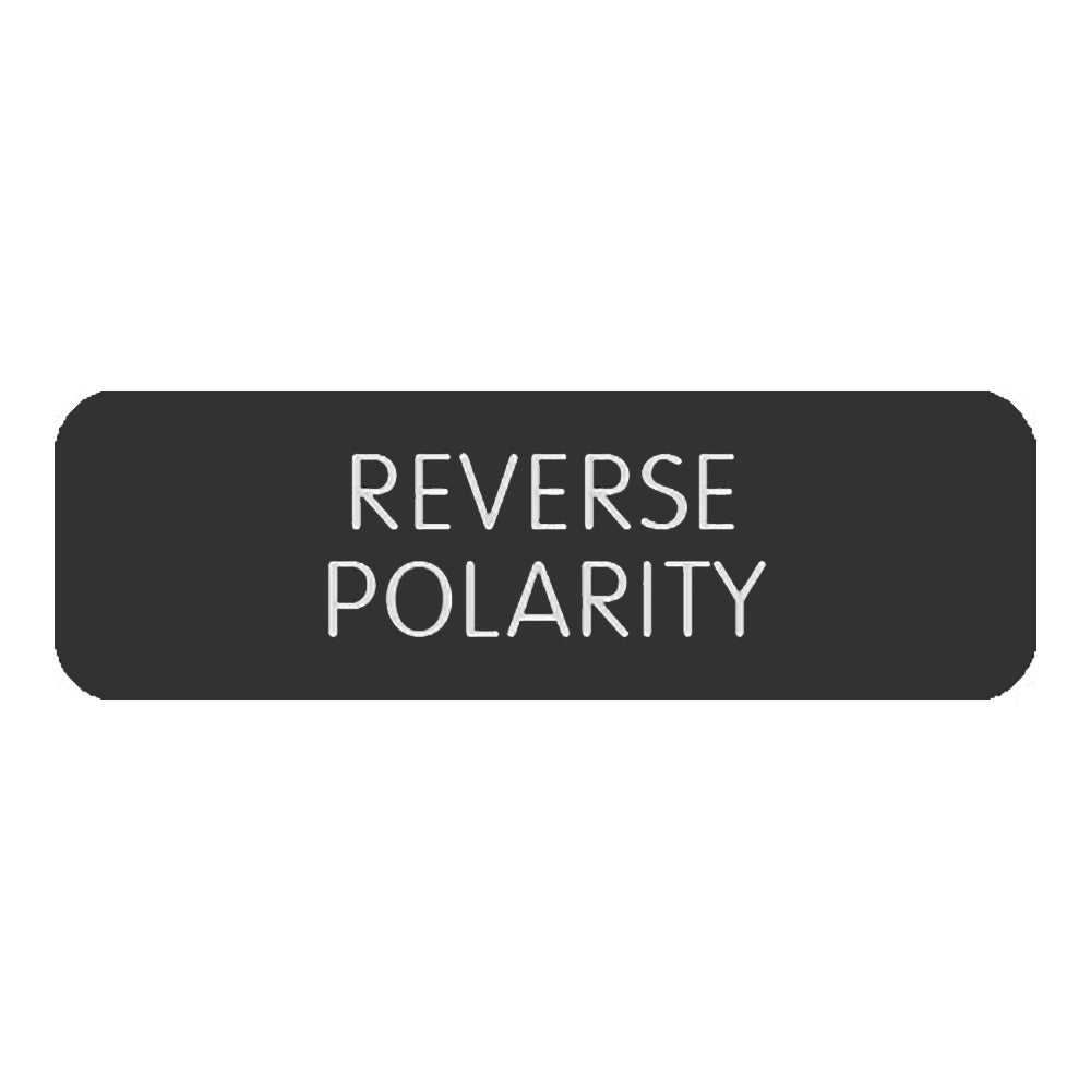 Blue SeaLarge Format Label - "Reverse Polarity" [8063-0360]