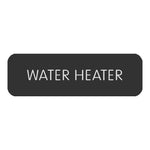 Blue SeaLarge Format Label - "Water Heater" [8063-0438]