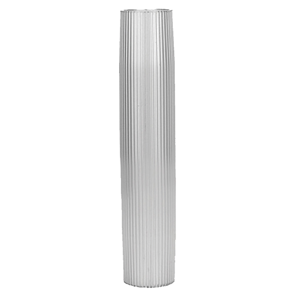 TACO Aluminum Ribbed Table Pedestal - 2-3/8" O.D. - 26" Length [Z60-8266VEL26-2]