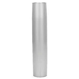 TACO Aluminum Ribbed Table Pedestal - 2-3/8" O.D. - 27-1/2" Length [Z60-7279VEL27.5-2]