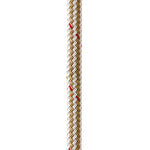 New England Ropes 3/8" Double Braid Dock Line - White/Gold w/Tracer - 25 [C5059-12-00025]