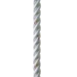 New England Ropes 3/4" Premium 3-Strand Dock Line - White w/Tracer - 35 [C6050-24-00035]