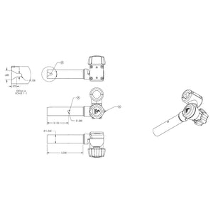 TACO ShadeFin Adjustable Clamp-On Pipe Mount [T10-3000-7]