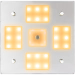 Sea-Dog Square LED Mirror Light w/On/Off Dimmer - White  Blue [401840-3]