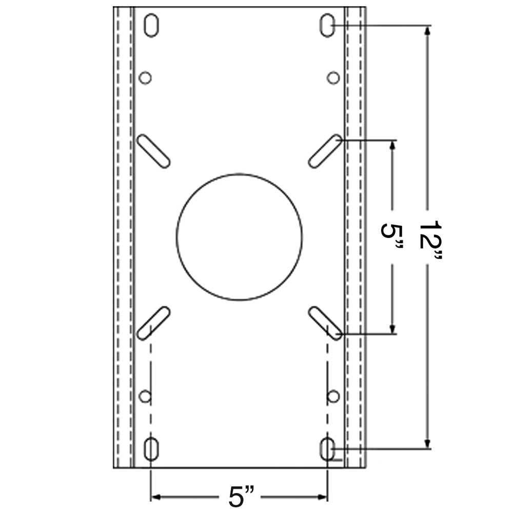 Springfield Trac-Lock Swivel/Slide Non-Locking Mount f/2-7/8" Post [1100521-L1]